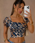 Blusa Andrea animal print