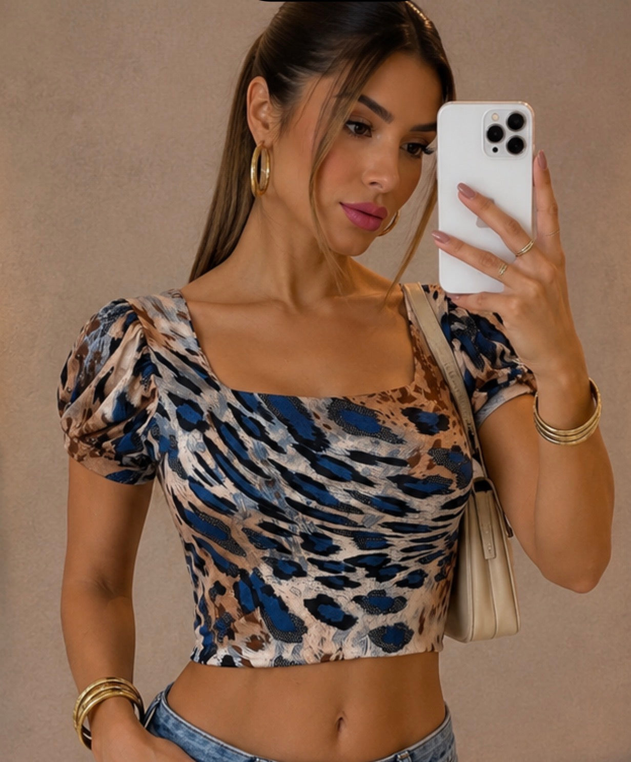 Blusa Andrea animal print